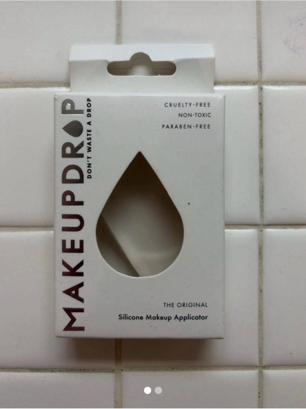 Makeup Drop - The Original Silicone Makeup Applicator - White